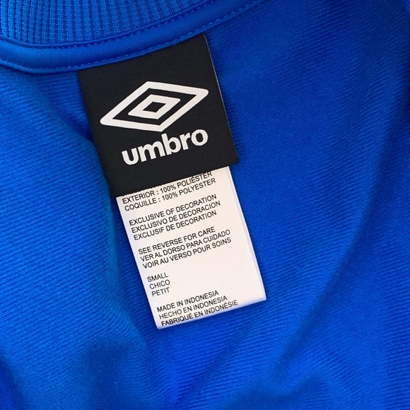 Umbro Men’s Soccer Jacket - Excellent Condition - Blue - Small - Picture 14 of 16
